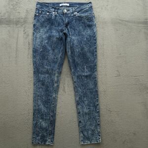 Levi's 524 Jeans Junior's Size 7M Blue Low-Rise Skinny Denim 32" Inseam Stretch